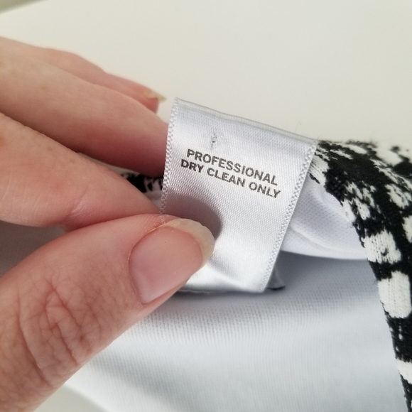 Cache Black/White Speckled Print Sleeveless Stretchy Midi Dress Size 6 - Picture 5 of 12